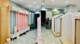 ออกแบบ ผลิต และติดตั้งร้าน : ร้านบ้านนมเด็ก อ.ดอกคำใต้ จ.พะเยา